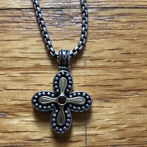 Konstantino Cross/David Yurman Necklace